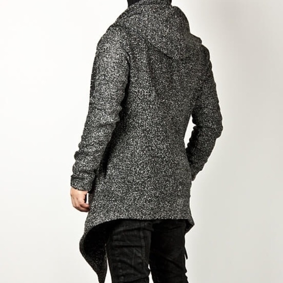 NWT! Men’s Hooded Cape Sweatshirt Cardigan/Jacket - Picture 5 of 8